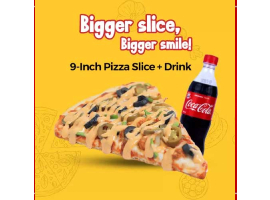 Mozz'art XL Pizza Slice For Rs.499/-